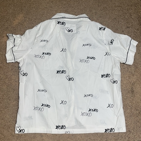 Printfresh x The Mom Edit TME Short Sleeve Pajama Sleep Set Hugs & Kisses Large - Picture 6 of 12